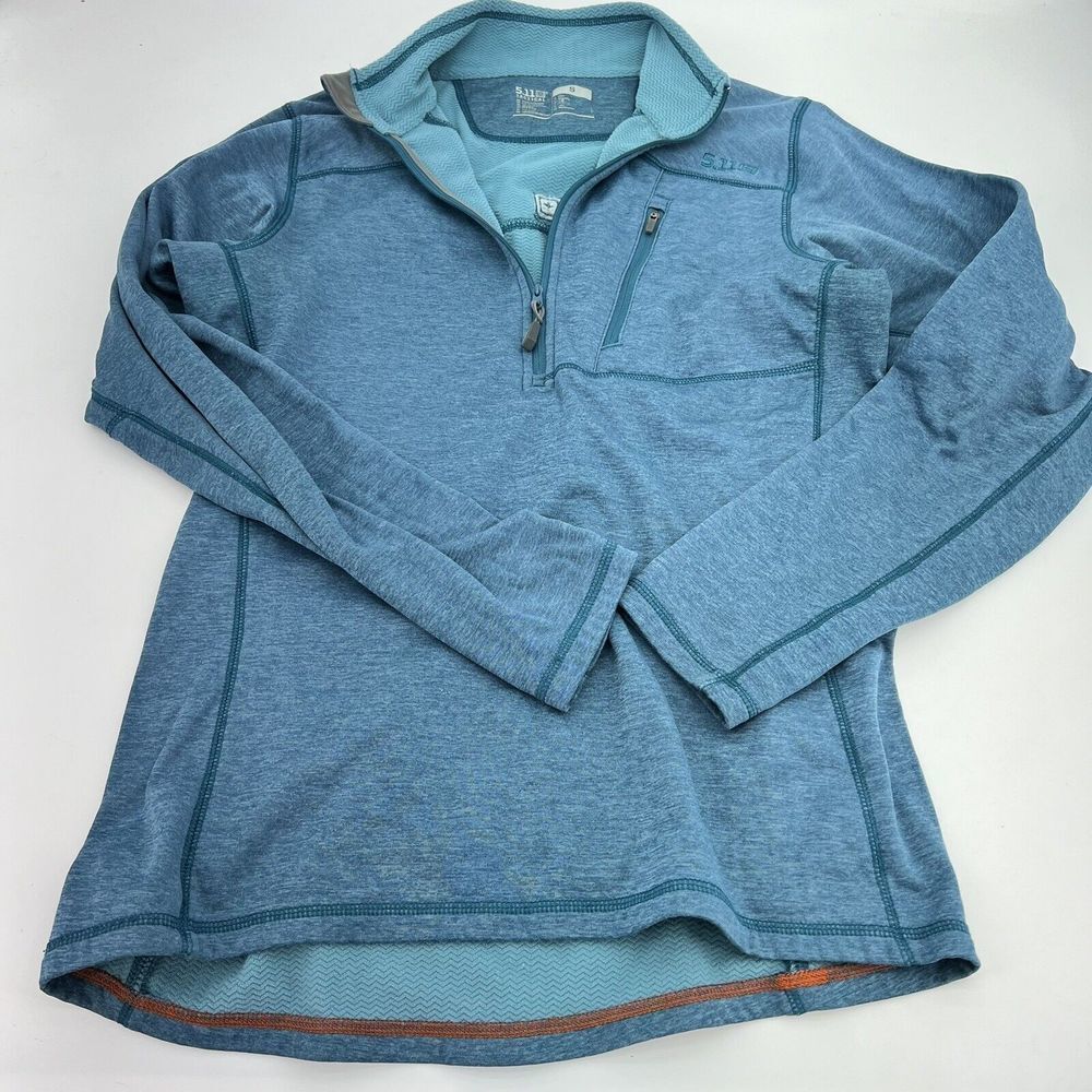 5.11 Tactical Blue Quarter-Zip Sweatshirt